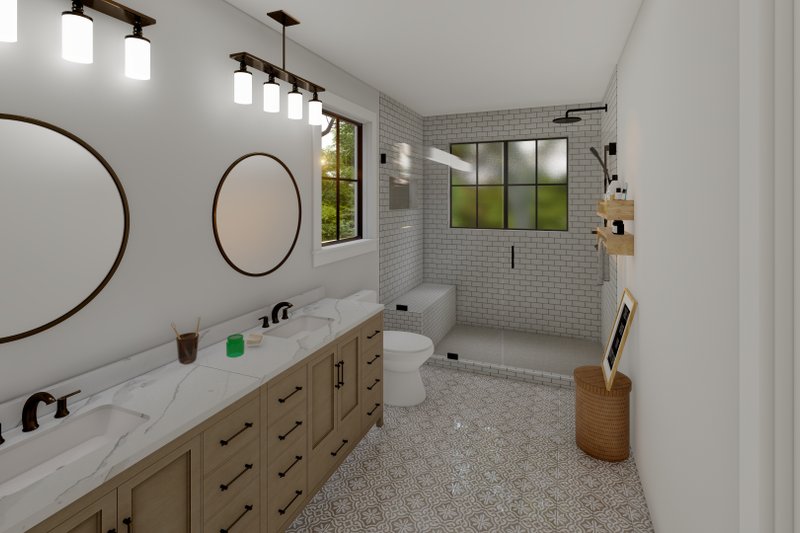House Design - Interior - Master Bathroom for Craftsman House Plan #1094-5 - 3 bed, 3.5 bath