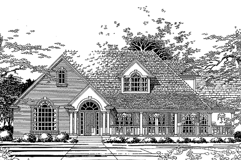 Home Plan - Country Exterior - Front Elevation Plan #472-157