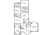 European Style House Plan - 4 Beds 4 Baths 3923 Sq/Ft Plan #410-3597 
