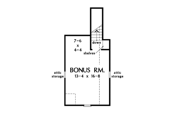 Floor Plan - Other Floor for Country House Plan #929-620 - 3 bed, 2 bath