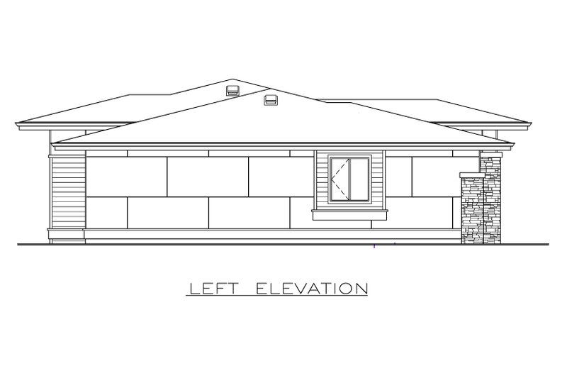 Architectural House Design - Exterior - Other Elevation for Craftsman House Plan #1100-82 - 1 bed, 1.5 bath