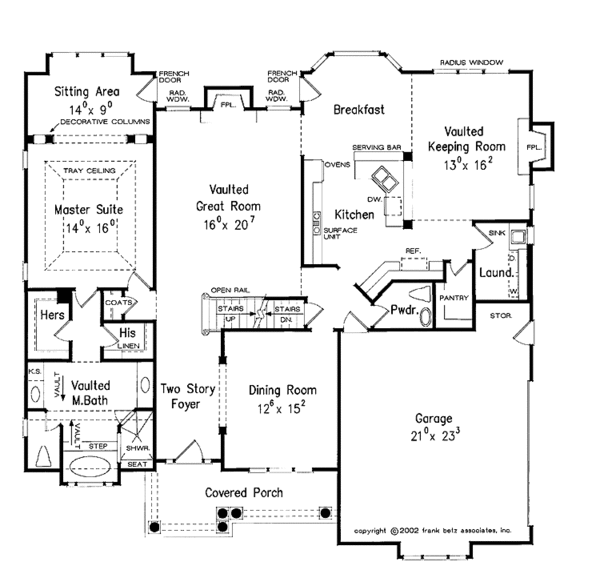 Dream House Plan - Colonial Floor Plan - Main Floor Plan #927-714