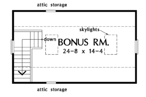 Floor Plan - Other Floor for Country House Plan #929-136 - 3 bed, 2.5 bath