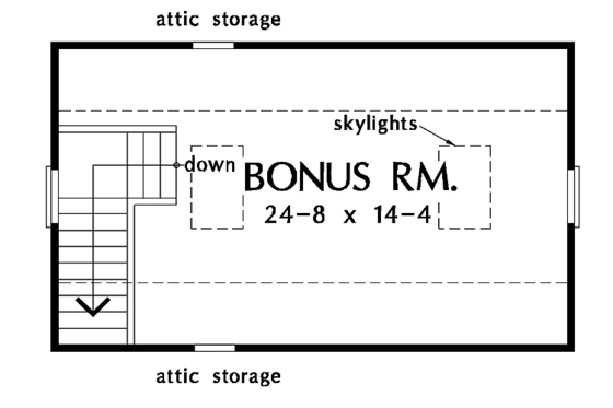 Floor Plan - Other Floor for Country House Plan #929-136 - 3 bed, 2.5 bath