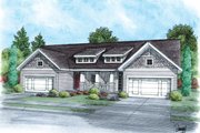 Bungalow Style House Plan - 3 Beds 3 Baths 4090 Sq/Ft Plan #20-2136 