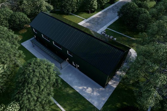 Exterior - Other Elevation 8 for Barndominium House Plan #1107-33 - 4 bed, 2.5 bath