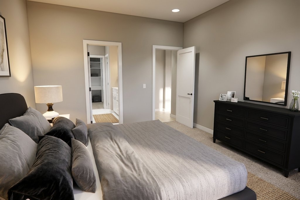 Interior - Master Bedroom 1 for Craftsman House Plan #51-1530 - 3 bed, 2 bath