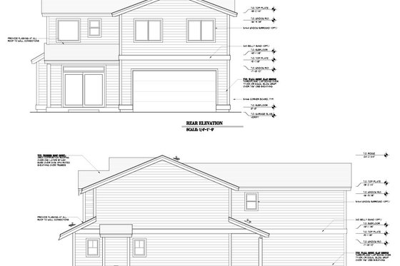 Exterior - Other Elevation 1 for Craftsman House Plan #53-710 - 4 bed, 2.5 bath
