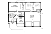 European Style House Plan - 4 Beds 2.5 Baths 1812 Sq/Ft Plan #18-265 