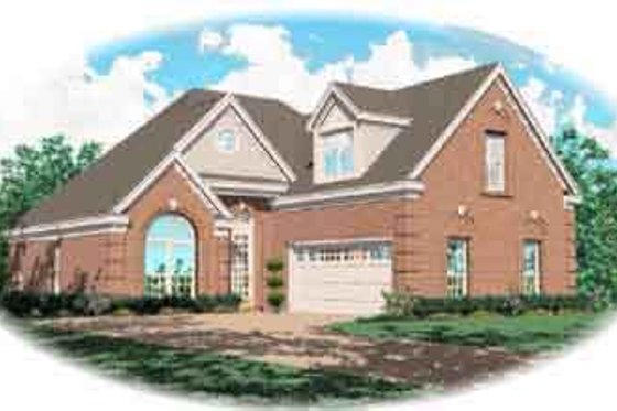 Exterior - Front Elevation for Traditional House Plan #81-469 - 3 bed, 2.5 bath
