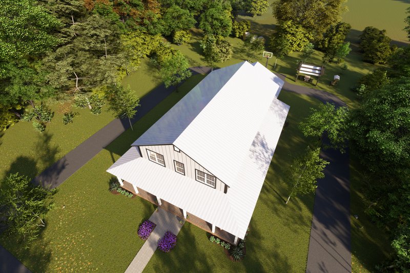 House Design - Exterior - Other Elevation 3 for Farmhouse House Plan #513-2218 - 4 bed, 3.5 bath