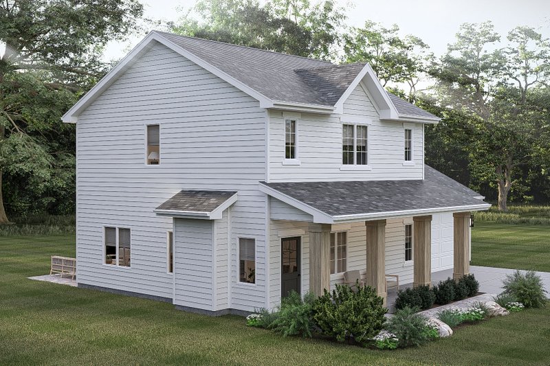 Architectural House Design - Exterior - Other Elevation 1 for Traditional House Plan #455-777 - 3 bed, 2.5 bath