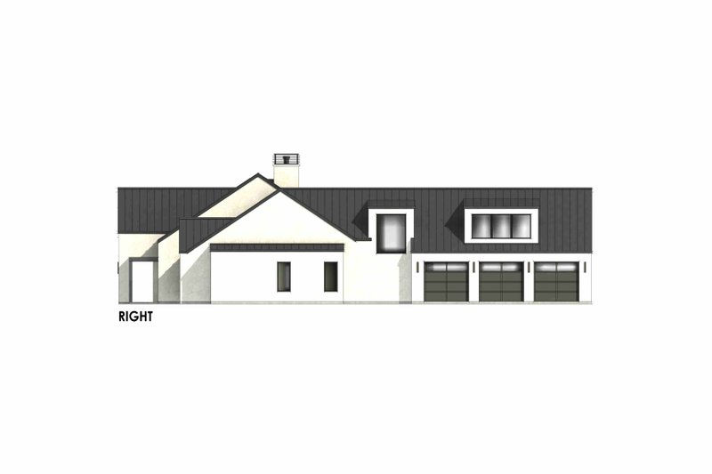 House Plan Design - Exterior - Other Elevation 1 for Modern House Plan #1096-35 - 4 bed, 4.5 bath