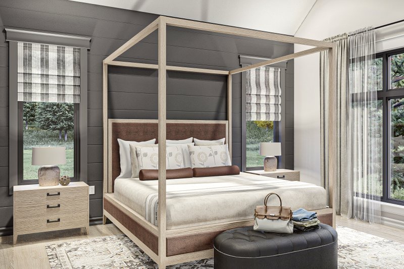Architectural House Design - Interior - Master Bedroom for Modern House Plan #455-606 - 3 bed, 2.5 bath