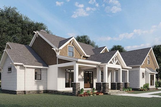 Exterior - Other Elevation 3 for Farmhouse House Plan #923-197 - 3 bed, 2.5 bath