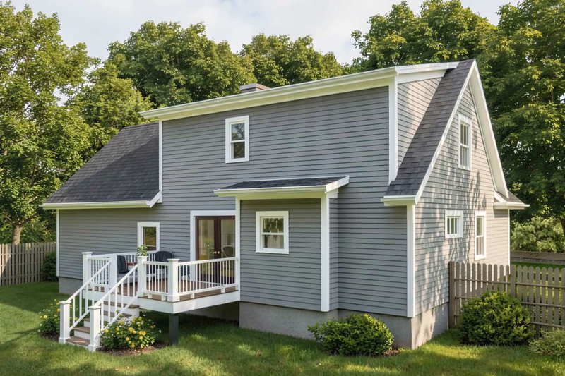 Architectural House Design - Exterior - Other Elevation for Farmhouse House Plan #79-158 - 3 bed, 2.5 bath