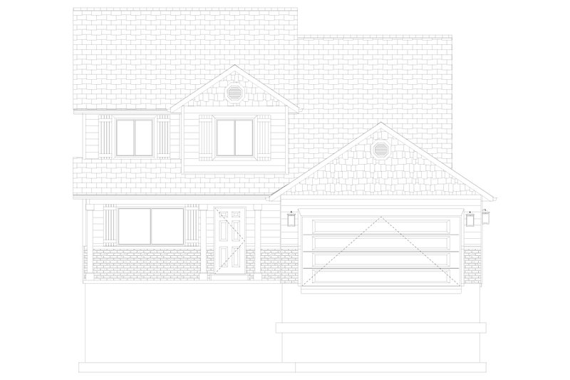 House Plan Design - Exterior - Front Elevation 5 for Farmhouse House Plan #1060-239 - 3 bed, 2.5 bath