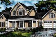 Country Style House Plan - 3 Beds 2.5 Baths 2729 Sq/Ft Plan #40-129 