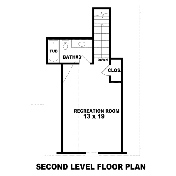 European Floor Plan - Upper Floor Plan #81-1521