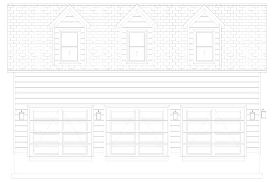 Exterior - Front Elevation 11 for Farmhouse House Plan #1060-392, 0 bath