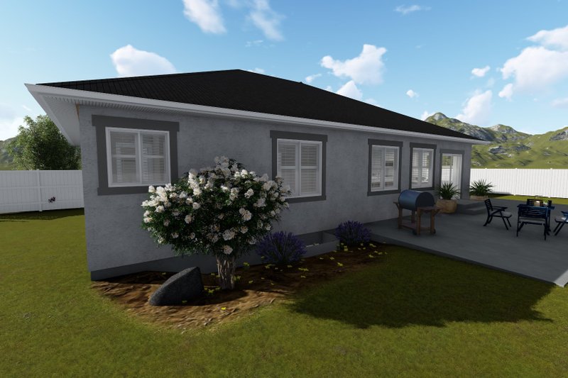 Dream House Plan - Ranch Exterior - Other Elevation Plan #1060-39