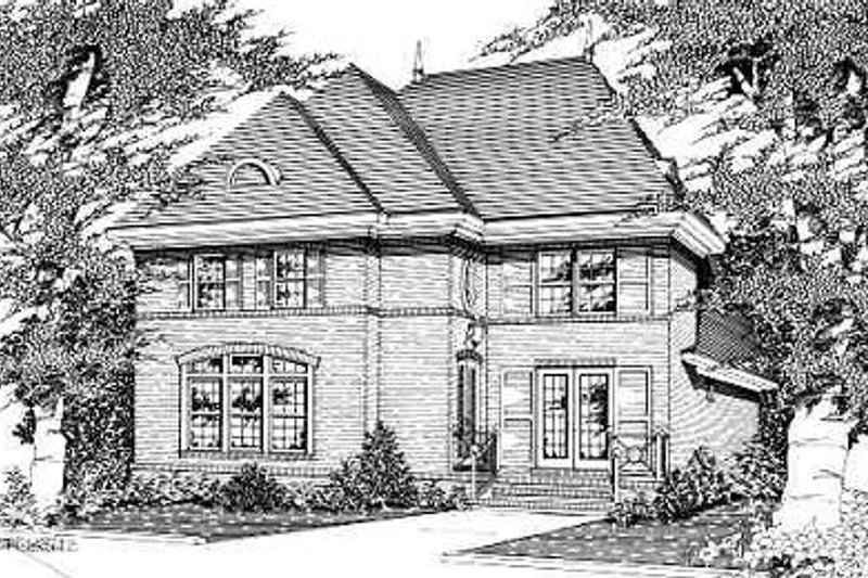 Colonial Style House Plan - 3 Beds 2.5 Baths 2282 Sq/Ft Plan #329-244