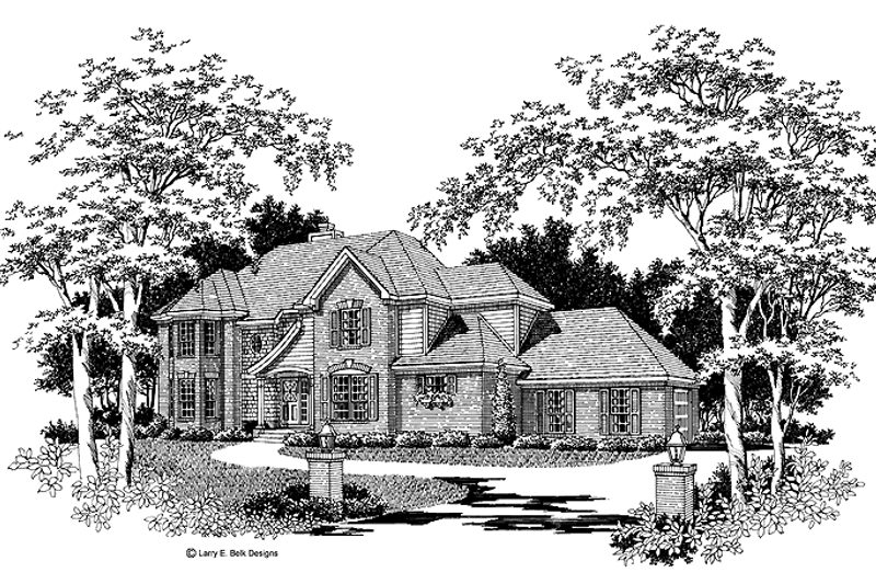 Dream House Plan - Cottage Exterior - Front Elevation Plan #952-124