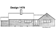 Ranch Style House Plan - 3 Beds 2.5 Baths 1360 Sq/Ft Plan #72-541 Exterior 