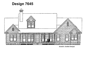 Exterior - Rear Elevation for Victorian House Plan #929-283 - 4 bed, 2 bath