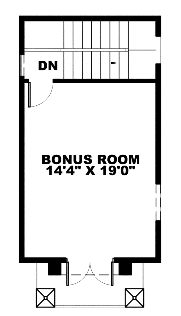 Dream House Plan - Mediterranean Floor Plan - Upper Floor Plan #1017-124