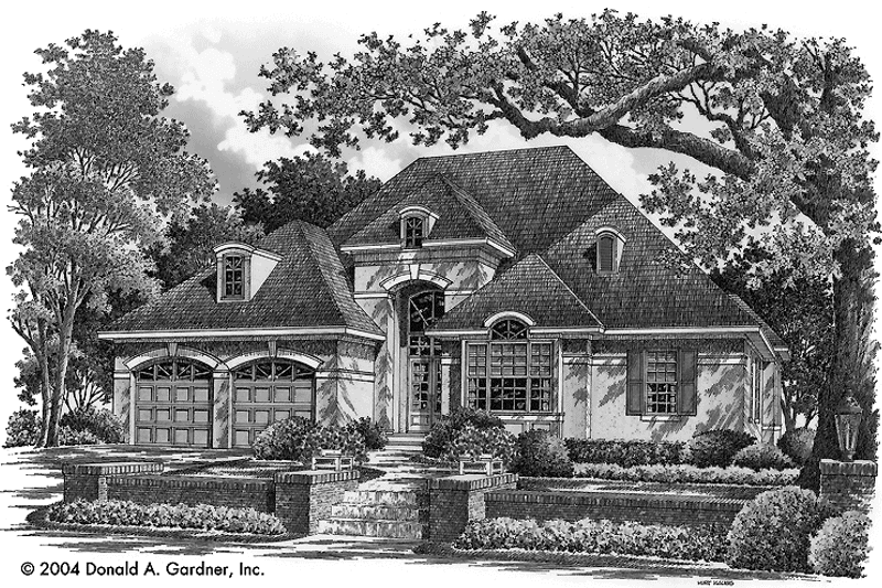 Home Plan - Exterior - Front Elevation 3 for Country House Plan #929-736 - 4 bed, 3 bath
