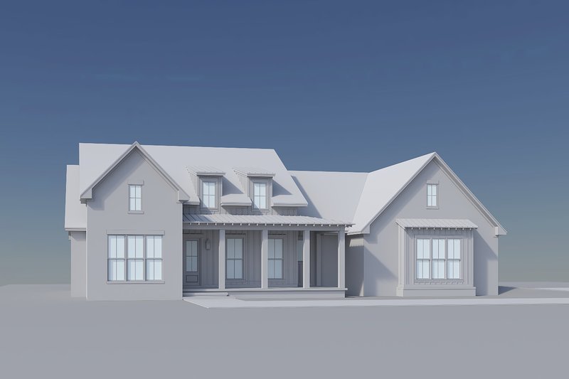 Architectural House Design - Exterior - Front Elevation 7 for Farmhouse House Plan #430-427 - 3 bed, 3.5 bath