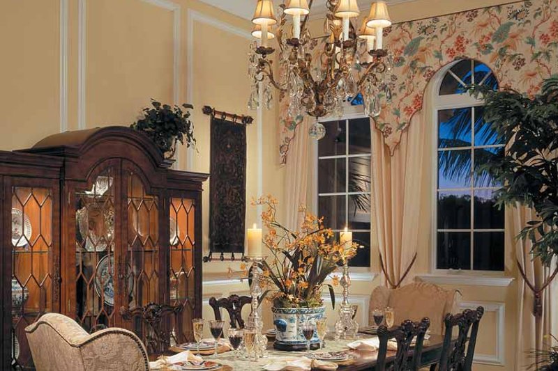 Home Plan - Interior - Dining Room for Mediterranean House Plan #930-107 - 4 bed, 4.5 bath