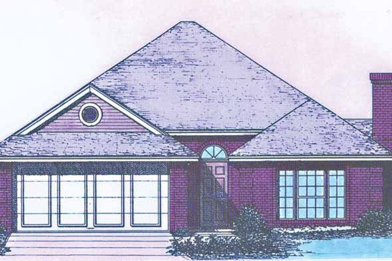 Architectural House Design - Ranch Exterior - Front Elevation Plan #310-1218