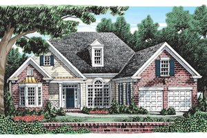 Traditional Exterior - Front Elevation Plan #927-390