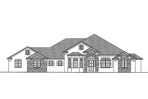 Dream House Plan - Mediterranean Exterior - Front Elevation Plan #999-127