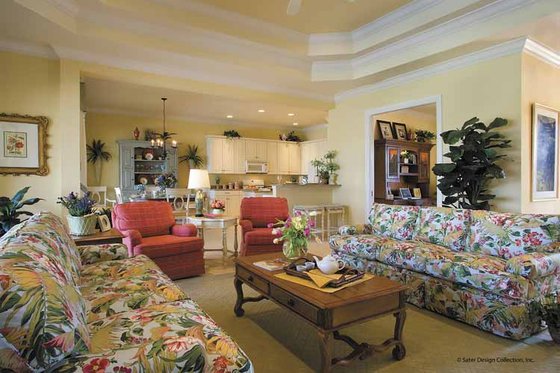 Interior - Family Room for Classical House Plan #930-396 - 3 bed, 2 bath