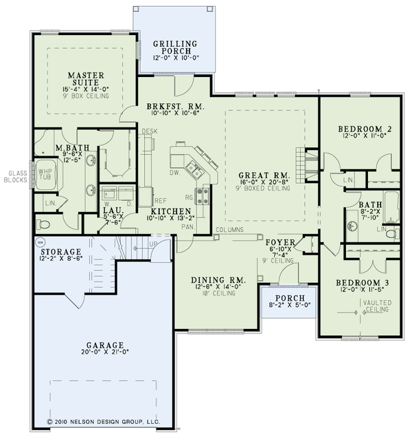 Dream House Plan - Country Floor Plan - Main Floor Plan #17-3353