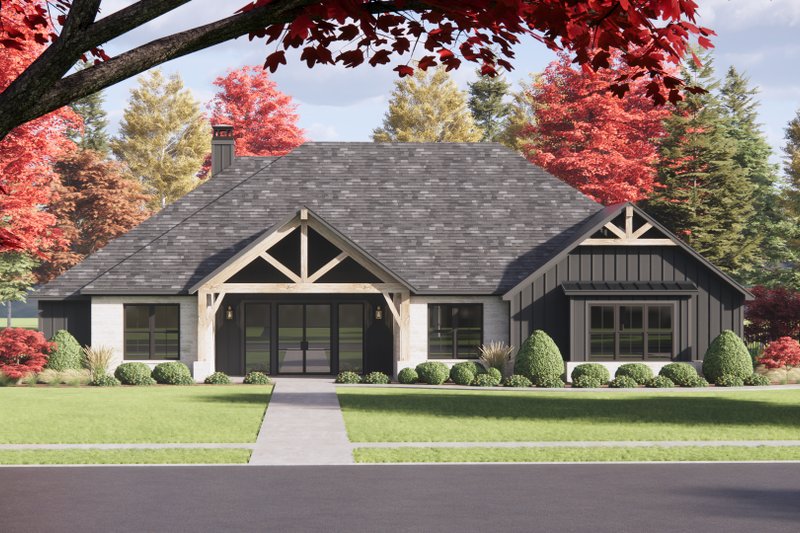 Dream House Plan - Country Exterior - Front Elevation Plan #1096-149