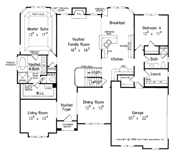House Plan Design - Country Floor Plan - Main Floor Plan #927-547