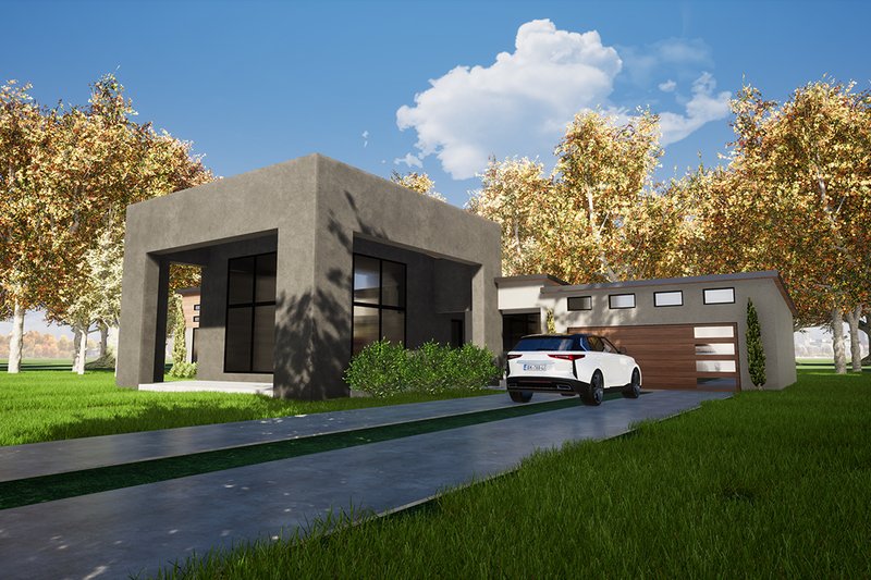 House Plan Design - Exterior - Other Elevation for Contemporary House Plan #923-53 - 3 bed, 2.5 bath