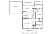 Craftsman Style House Plan - 3 Beds 2 Baths 1250 Sq/Ft Plan #17-2751 