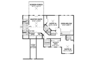 Traditional Style House Plan - 4 Beds 4 Baths 2953 Sq/Ft Plan #56-679 