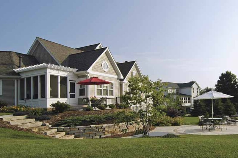 Home Plan - Exterior - Rear Elevation for Craftsman House Plan #928-48 - 3 bed, 3 bath