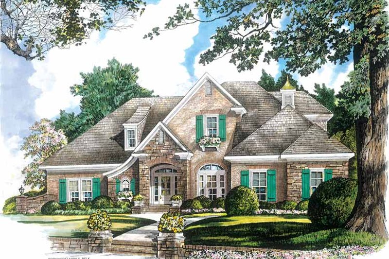 Home Plan - Country Exterior - Front Elevation Plan #952-262