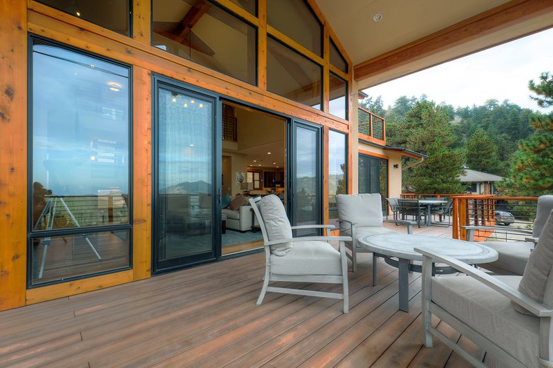 Architectural House Design - Exterior - Covered Porch for Modern House Plan #1042-20 - 4 bed, 4.5 bath