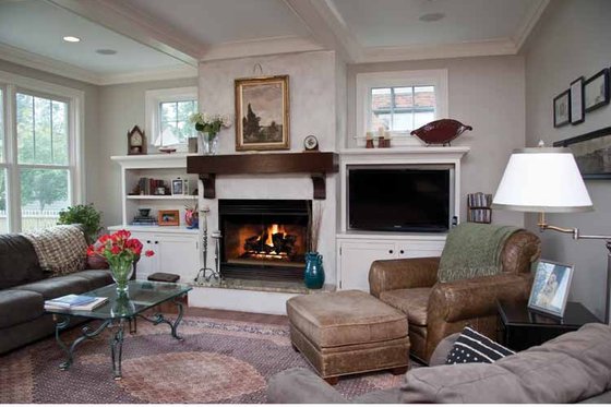 Interior - Family Room 1 for Colonial House Plan #928-220 - 5 bed, 3.5 bath