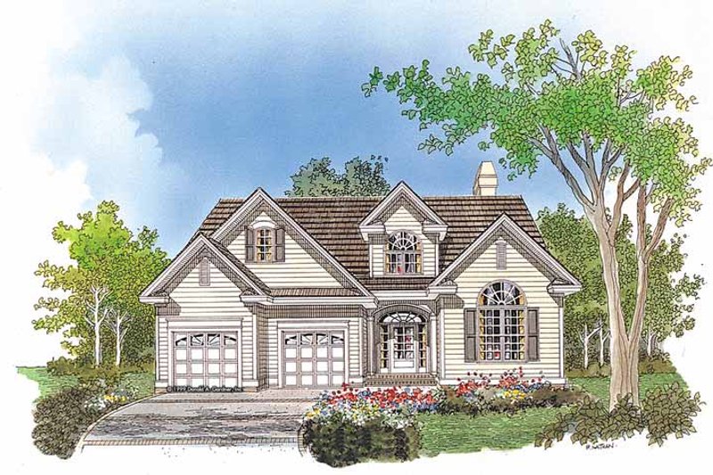 Dream House Plan - Traditional Exterior - Front Elevation Plan #929-512