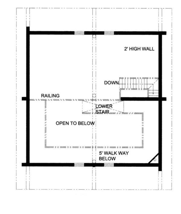 House Design - Log Floor Plan - Other Floor Plan #117-822