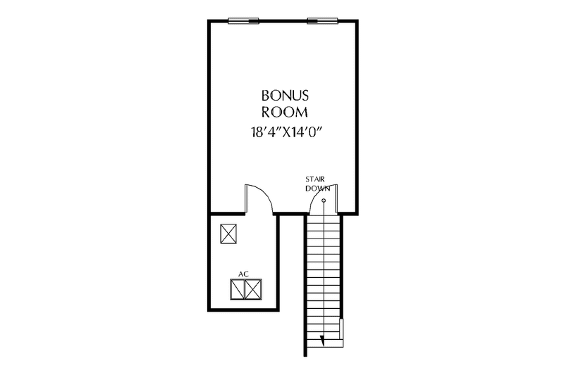 Home Plan - Floor Plan - Other Floor for Mediterranean House Plan #999-130 - 4 bed, 3 bath